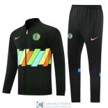 Inter Milan Chaqueta Black + Pantalon Black 2021/2022